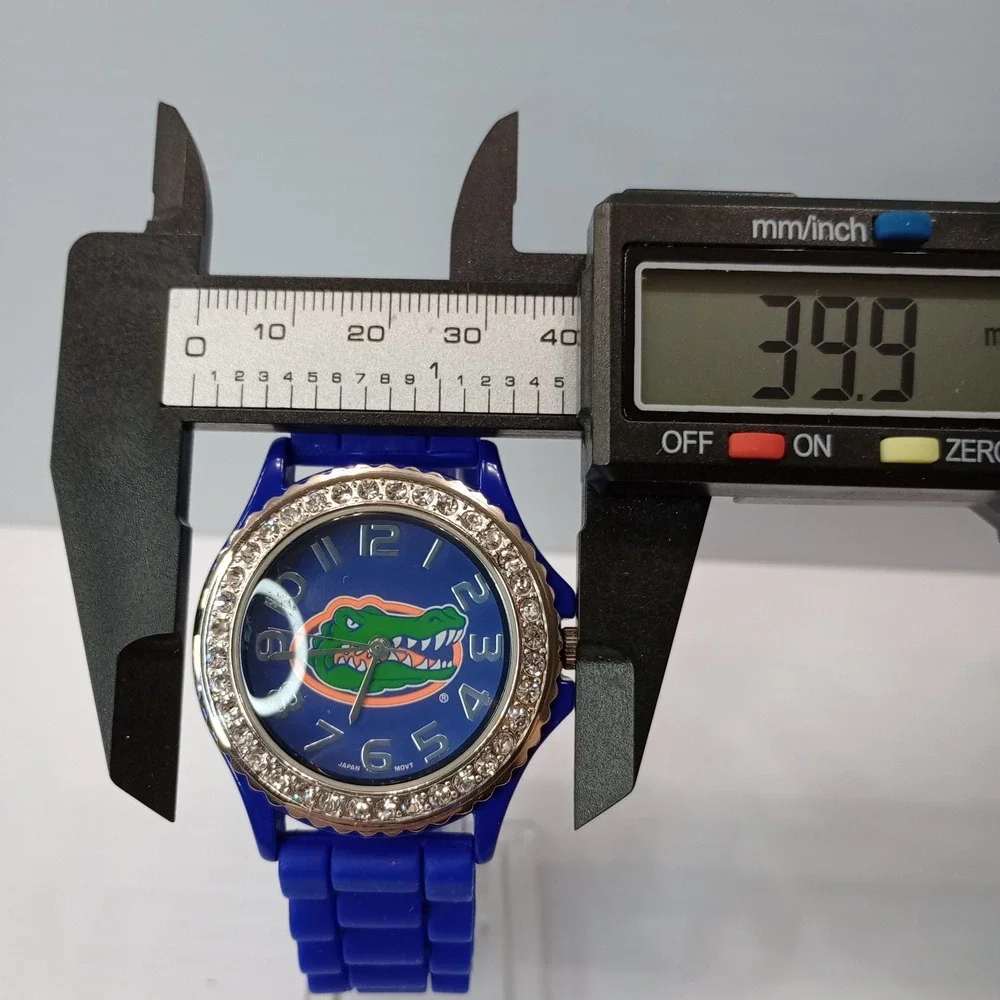 Lot of 2 Florida Gators Watches Quartz‎ Men's 39mm Blue & Black New Battery